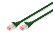 DIGITUS Patch-Kabel RJ-45 (M) zu RJ-45 (M) 1m Kupfer S/FTP Cat 6 grün (DK-1644-010/G)