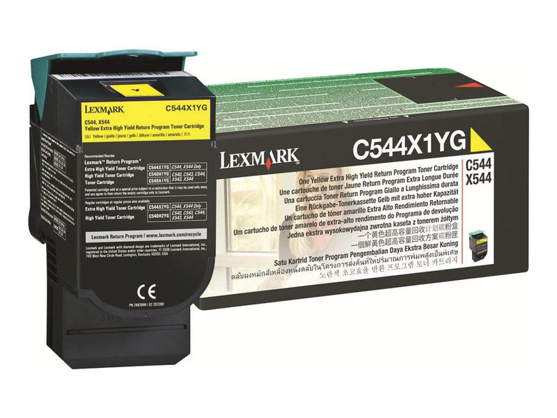 Lexmark C544X1YG Yellow Toner - Tonerpatrone Gelb