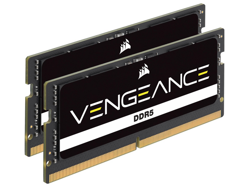 Corsair Vengeance SODIMM DDR5-4800 - 16GB - CL40 - Single Channel (1 pcs) - Intel XMP - Schwarz