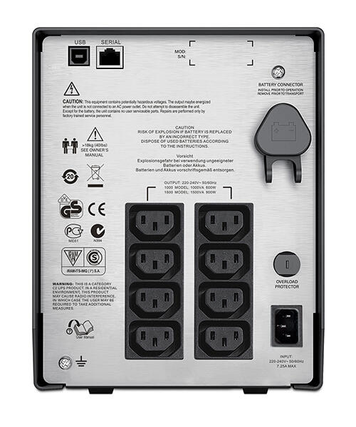 APC Smart-UPS C 1000VA LCD, 230 V (SMC 1000I)