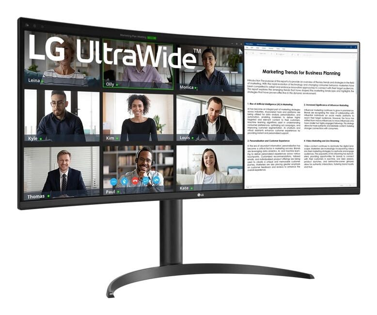 LG 34WR55QK-B Wide Quad HD Display 86,4 cm (34')