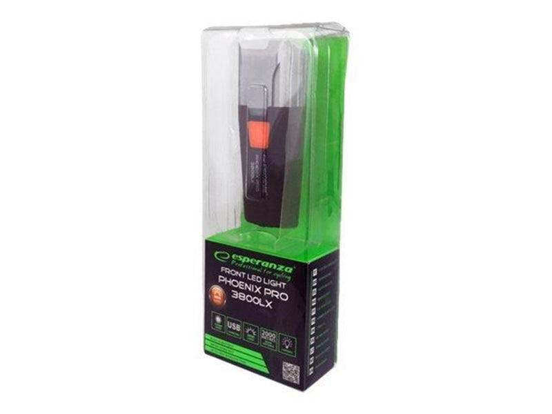Esperanza Professional Bike Front Light Phoenix PRO 3800 LX