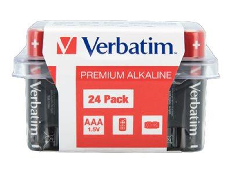 Verbatim battery - 24 x AAA / LR03 - Alkaline