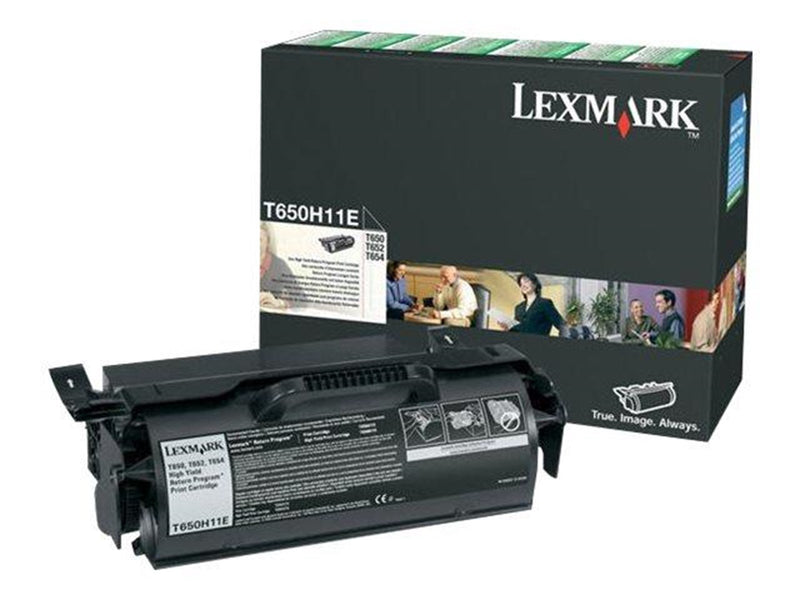 Lexmark T650H11E / High Capacity Black Toner - Tonerpatrone Schwarz