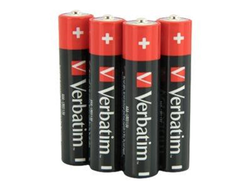 Verbatim battery - 4 x AAA / LR03 - Alkaline