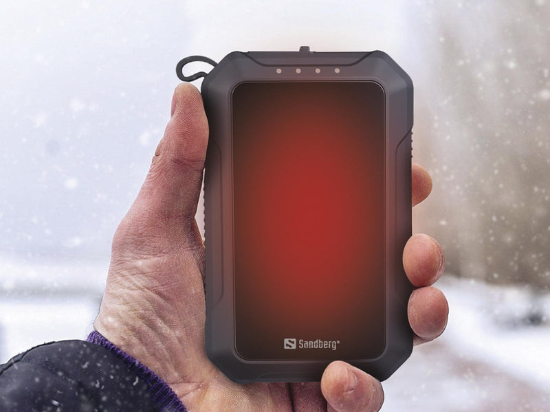 Sandberg Hand Warmer Powerbank 10000 Powerbank (Akku) - schwarz - 10000 mAh