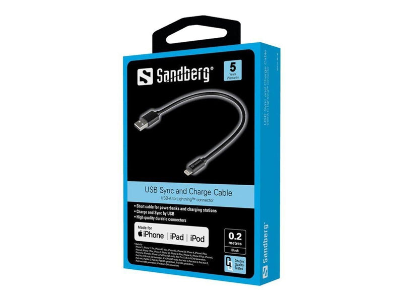 Sandberg USBLightning MFI - 20cm