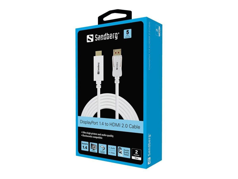 Sandberg DisplayPort 1.4 to HDMI - 2m