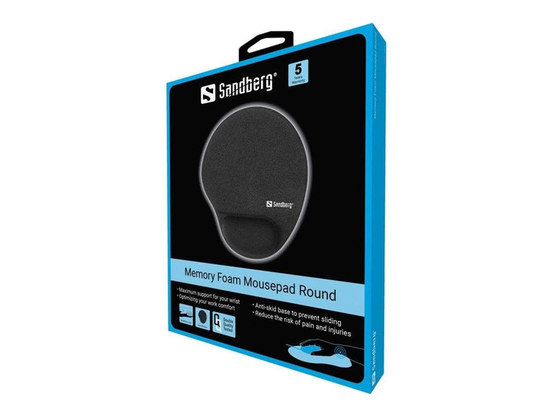 Sandberg Memory Foam Mousepad Round