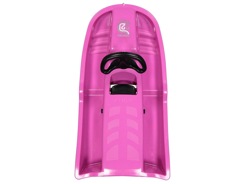 Stiga Snowpower Steering Sledge (Pink/Black)