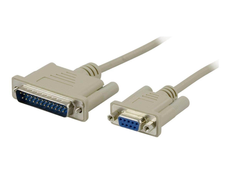 Deltaco Modem Cable DB9 female-DB25 male 3m