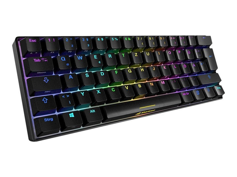 Sharkoon SKILLER SGK50 S4 - keyboard - German - black - Tastaturen - Deutsch - Schwarz