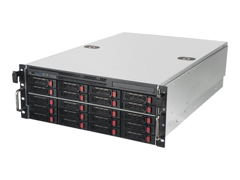 SilverStone RM43-320-RS - Gehäuse - Server (Rack) - Schwarz