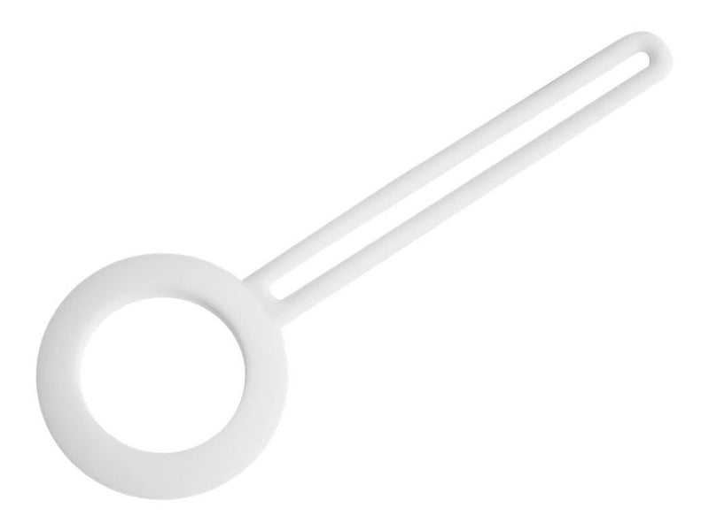 Deltaco Apple AirTag Case Silicone Hanger White