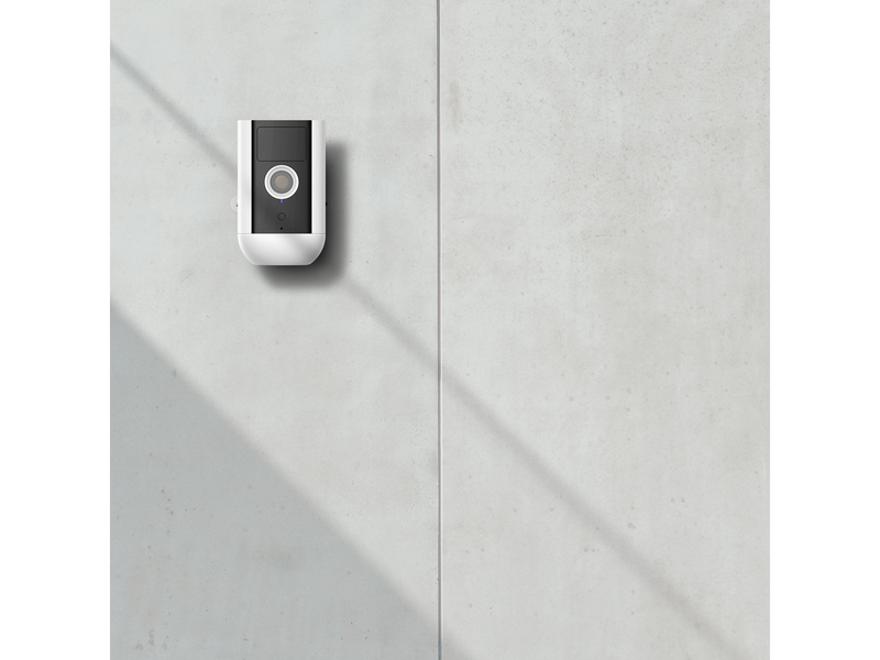 Deltaco SMART HOME Battery powered WiFi camera for outdoor use IP54 2MP white