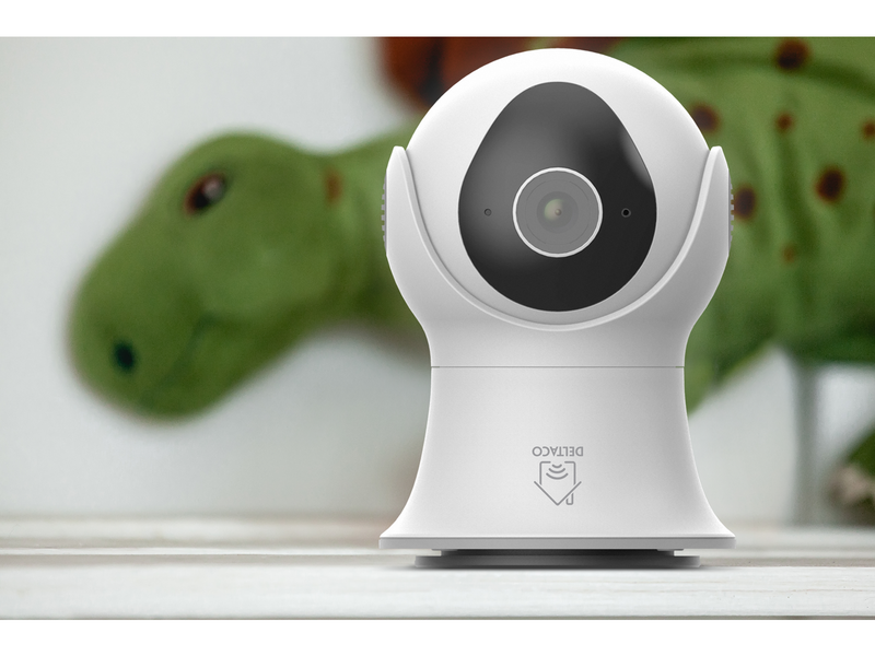 Deltaco SMART HOME WiFi camera with motorized pan & tilt outdoor IP65 2MP ONVIF white
