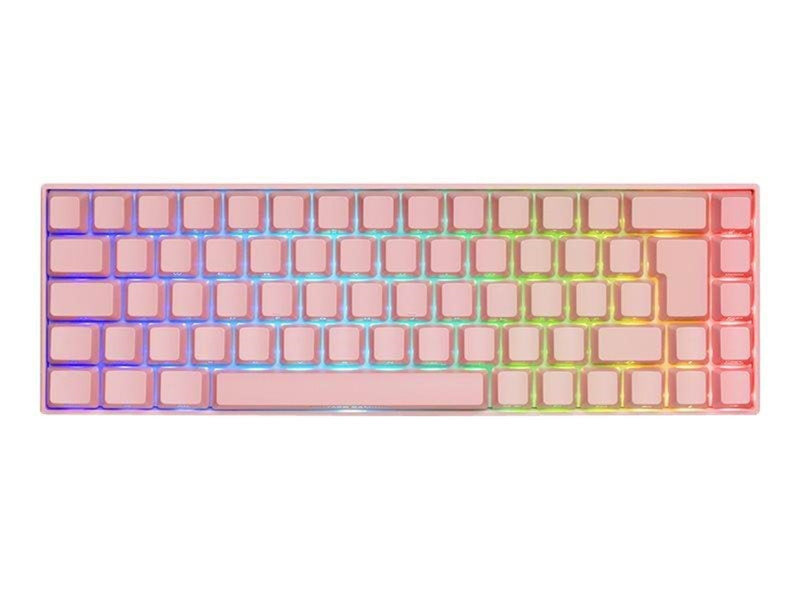 Deltaco GAMING PK95R Wireless Keyboard (UK) - Gaming Tastaturen - Englisch - UK - Pink