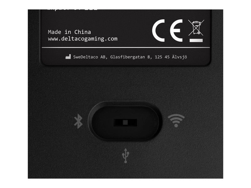 Deltaco GAMING DK440R Wireless Keyboard (DE) - Gaming Tastaturen - Deutsch - Schwarz