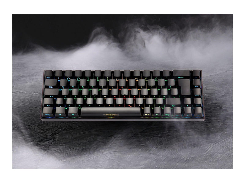 Deltaco GAMING DK440R Wireless Keyboard (DE) - Gaming Tastaturen - Deutsch - Schwarz
