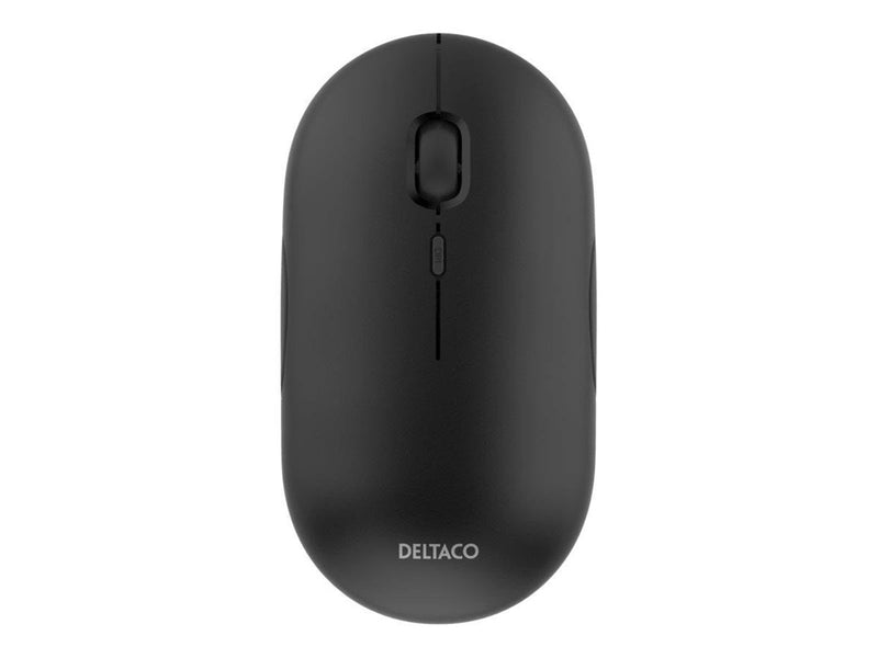 Deltaco Wireless Flat Silent Mouse - Maus (Grau)