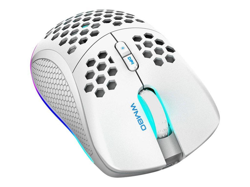 Deltaco GAMING WM80 Wireless ultralight gaming mouse - Maus (Weiß)
