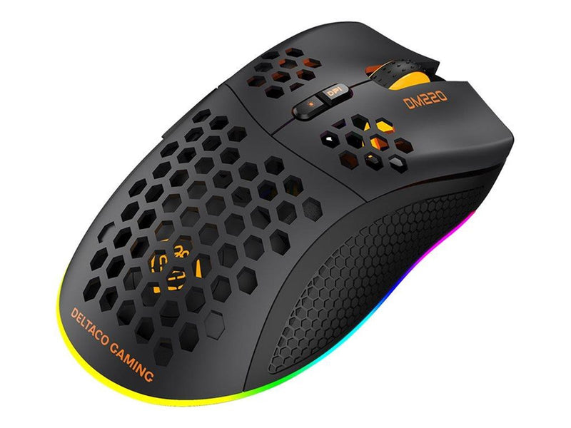 Deltaco GAMING DM220 Wireless ultralight gaming mouse - Maus (Schwarz)