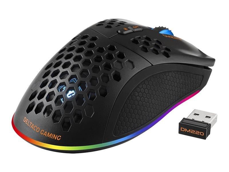 Deltaco GAMING DM220 Wireless ultralight gaming mouse - Maus (Schwarz)
