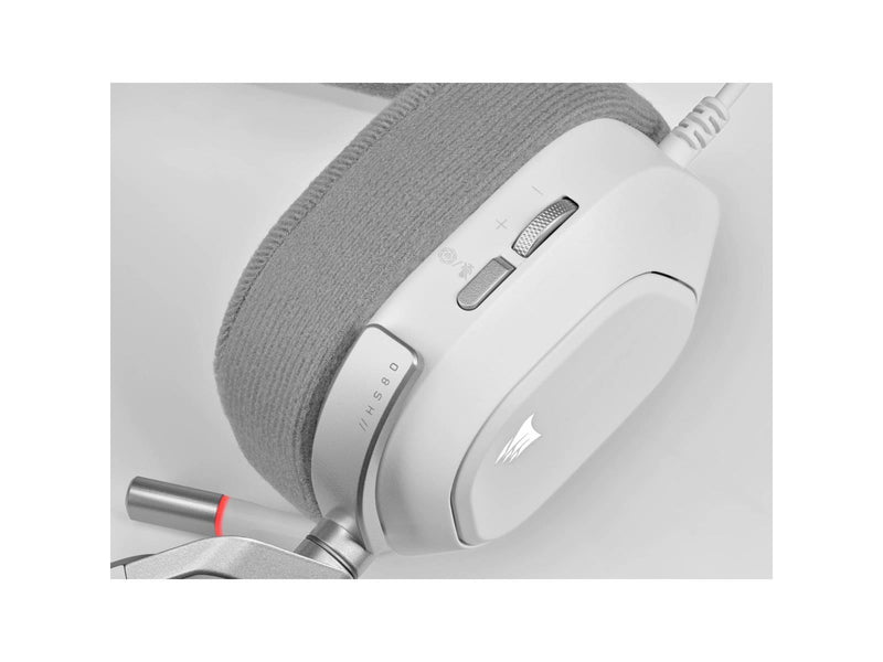 Corsair HS80 RGB USB Premium Gaming Headset - White