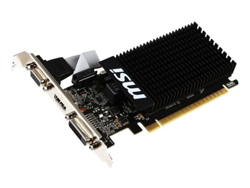 MSI GeForce GT 710 Silent - 2GB GDDR3 RAM - Grafikkarte
