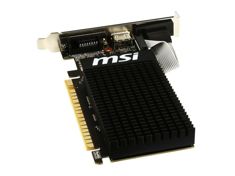 MSI GeForce GT 710 Silent - 2GB GDDR3 RAM - Grafikkarte