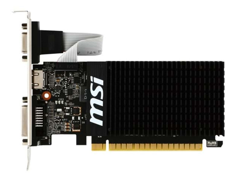 MSI GeForce GT 710 Silent - 2GB GDDR3 RAM - Grafikkarte