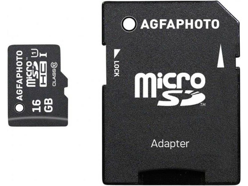 Agfa Photo - flash memory card - 16 GB - microSDHC UHS-I
