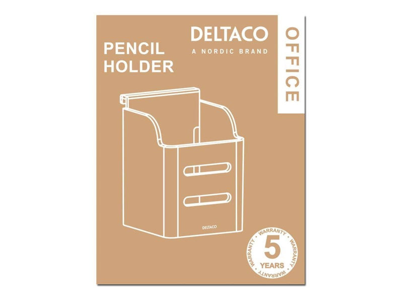 Deltaco OFFICE pen holder / DELO-0156