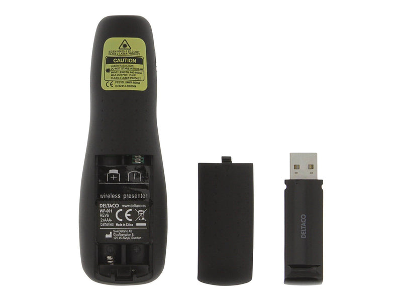 Deltaco Wireless Presenter With Laser Pointer