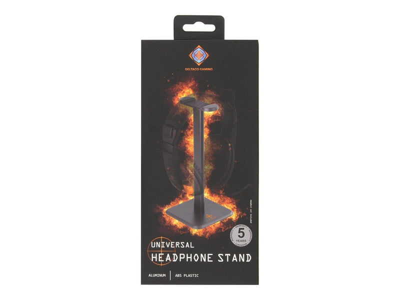 Deltaco Gaming Headset Stand Aluminium - Black