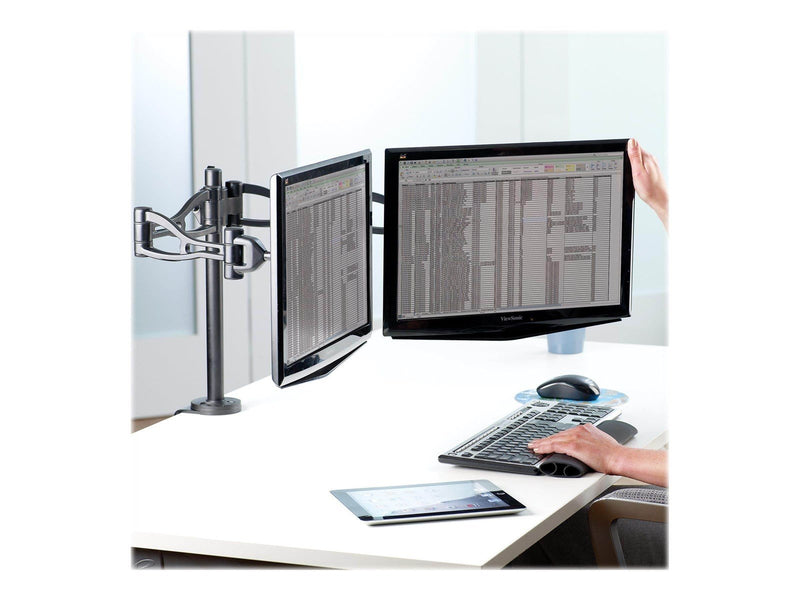 Fellowes Professional Series Depth Adjustable Dual Monitor Arm 10.9 kg Yes