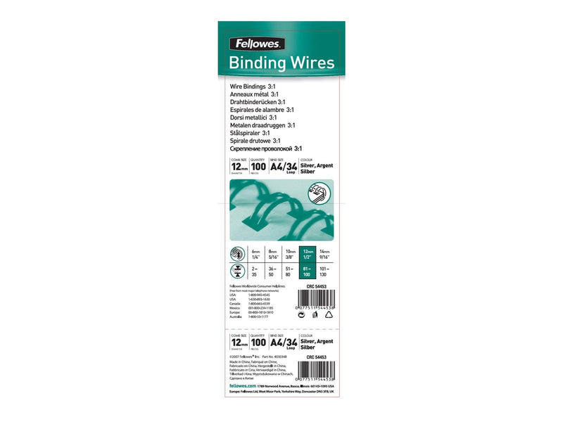 Fellowes - 100 pcs. - binding wire - Binding wire
