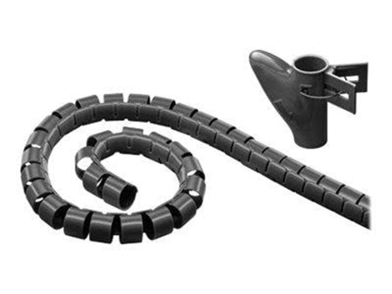Deltaco Nylon Cable Shields 10m Black