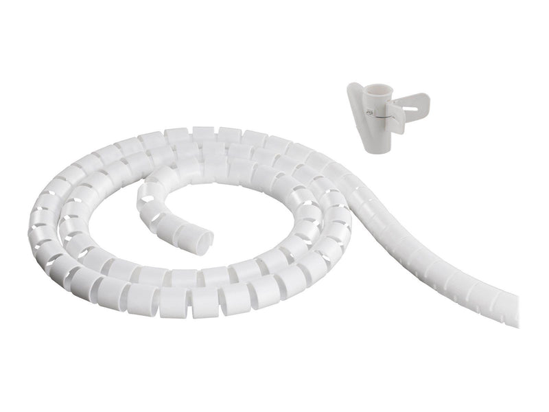 Deltaco Nylon cable shields  20m white