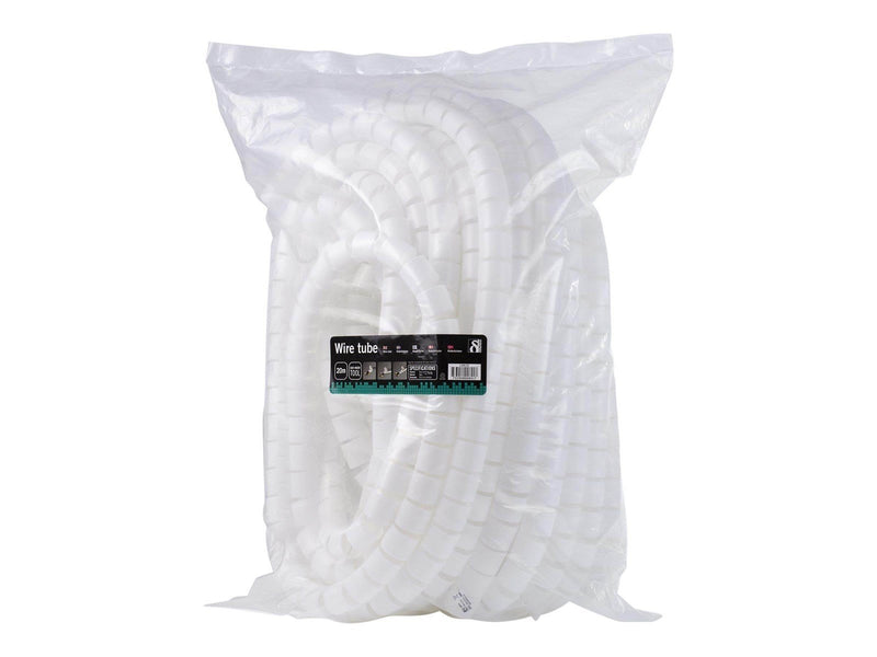 Deltaco Nylon cable shields  20m white