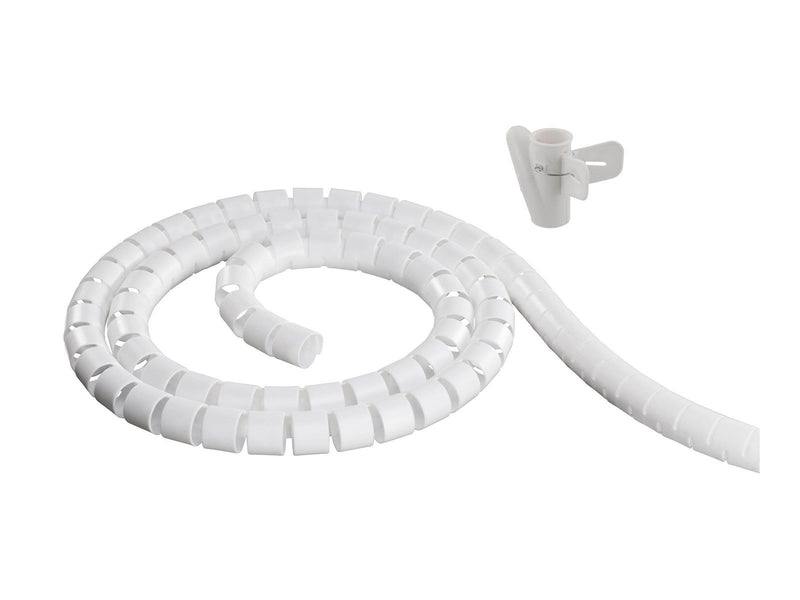 Deltaco Nylon cable shields  20m white