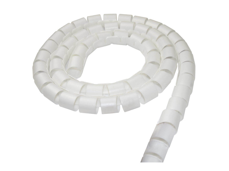 Deltaco Nylon cable cover 2.5m white