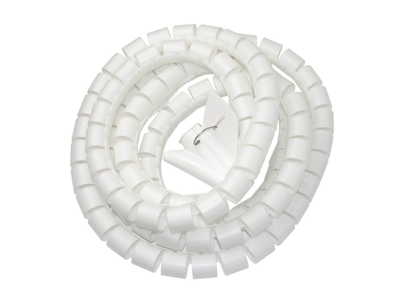 Deltaco Nylon cable cover 2.5m white