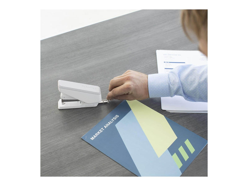 Fellowes LX840 EasyPress - stapler - 25 pages - white