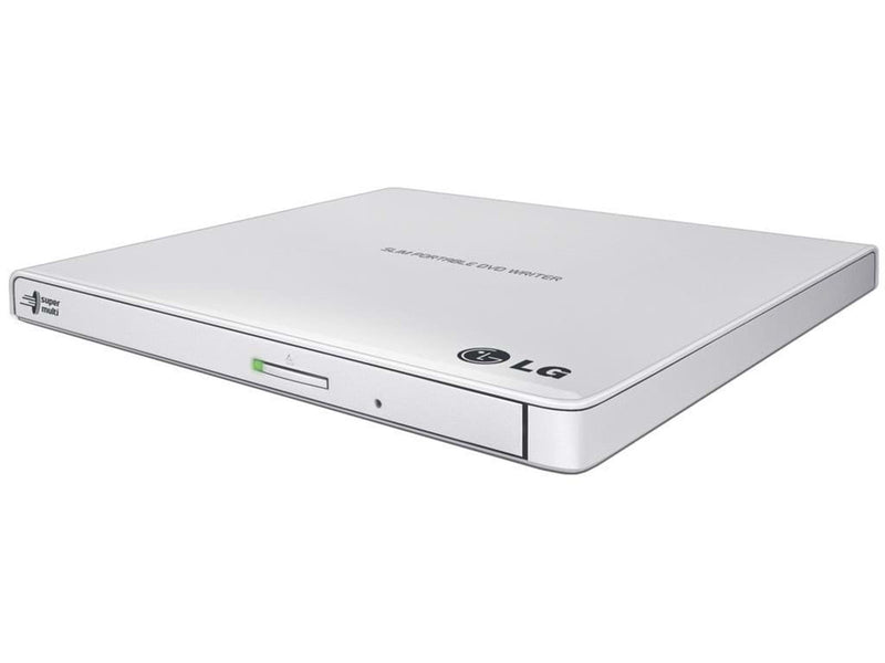 Hitachi - LG GP57EW40 Slim Portable DVD-Writer - DVD-RW (Brenner) - USB 2.0 - Weiß