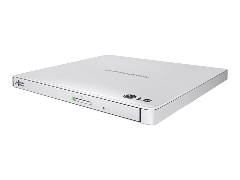 Hitachi - LG GP57EW40 Slim Portable DVD-Writer - DVD-RW (Brenner) - USB 2.0 - Weiß