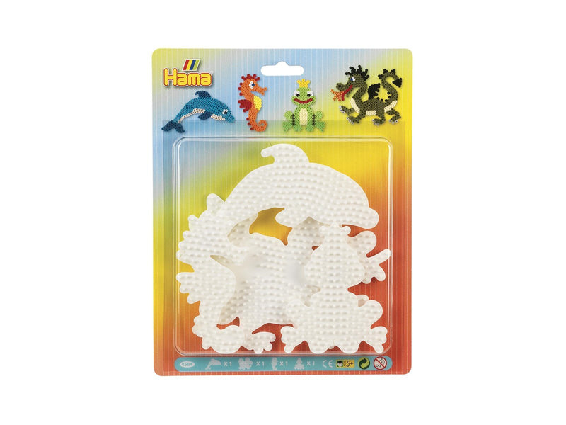 Hama Ironing Beads Pegboards - Animals 4 pcs