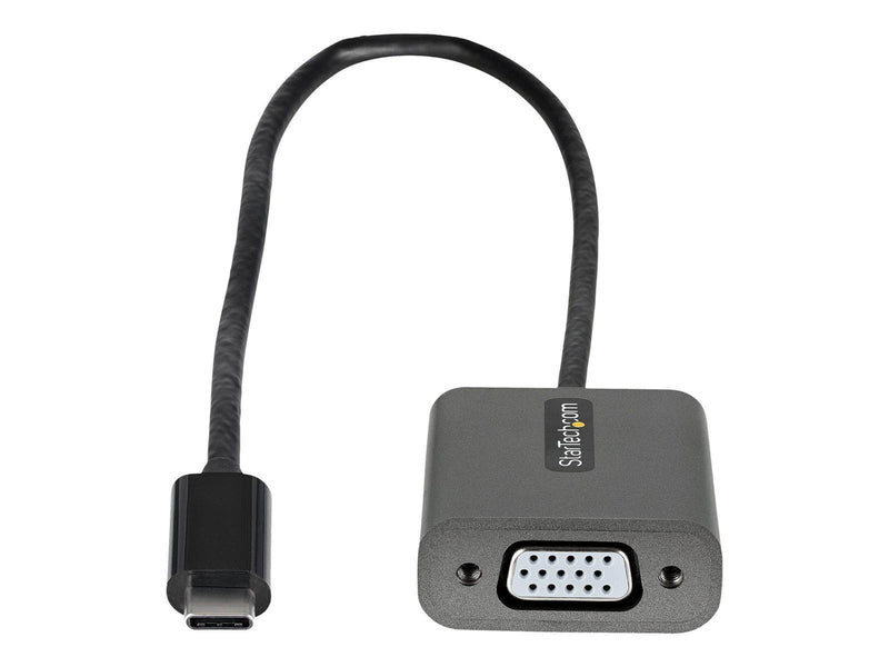 StarTech.com USB C to VGA Adapter 1080p USB Type-C to VGA Adapter Dongle USB-C (DP Alt Mode) to VGA Monitor/Display Video Conver