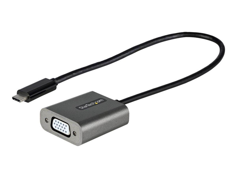 StarTech.com USB C to VGA Adapter 1080p USB Type-C to VGA Adapter Dongle USB-C (DP Alt Mode) to VGA Monitor/Display Video Conver