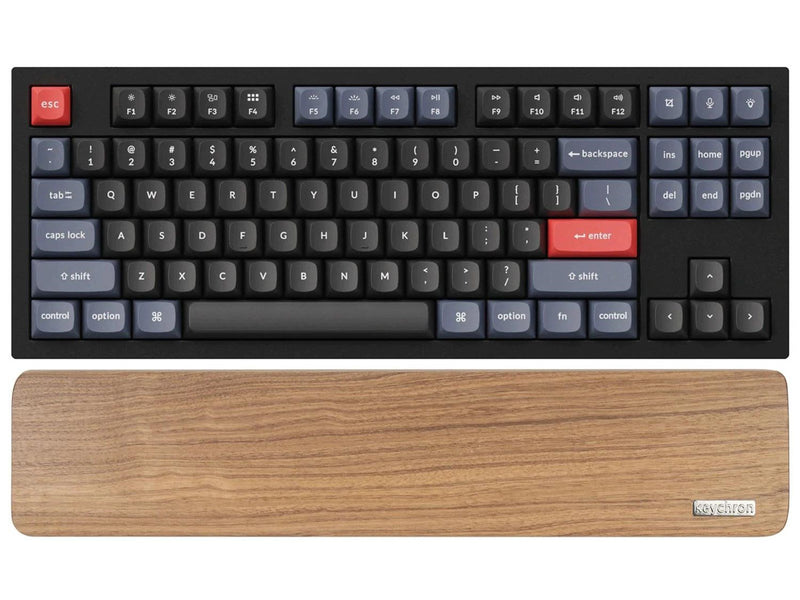 Keychron Walnut Wood Palmrest for Q3 / V3 - Handgelenkstütze - Braun